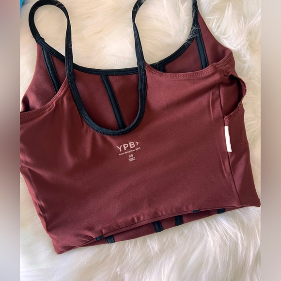 NWOT| Abercrombie XS YPB Corset Slim Scuba Neck Tank Top - Picture 2 of 5